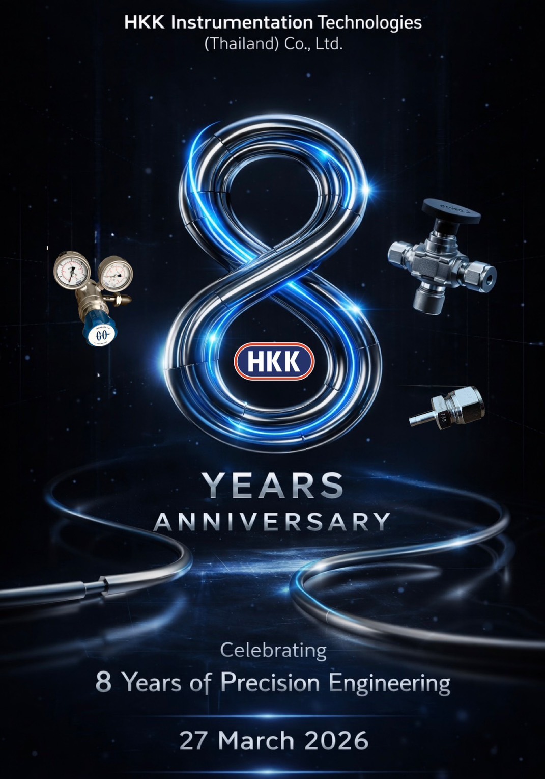 HKK Instrumentation Technologies (Thailand) Co.,Ltd : 8 Years Anniversary, 27 March 2026